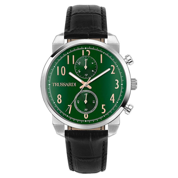 Men's Watch Trussardi R2451154001 Black Green-0