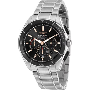 Men's Watch Sector 790 Black Silver-0