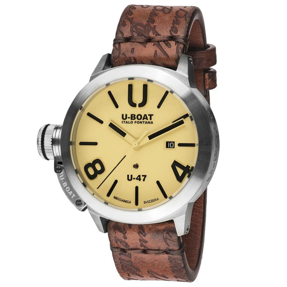 U-Boat 8106 Classico U-47 Automatic beige 47mm 100M-0