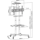 TV Mount Techly ICA-TR16T 70" 50 kg-26