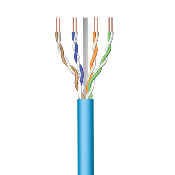 UTP Category 6 Rigid Network Cable Ewent IM1224 Blue 305 m-0