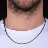 Men's Necklace Albert M. WSOX00345.S Silver-1