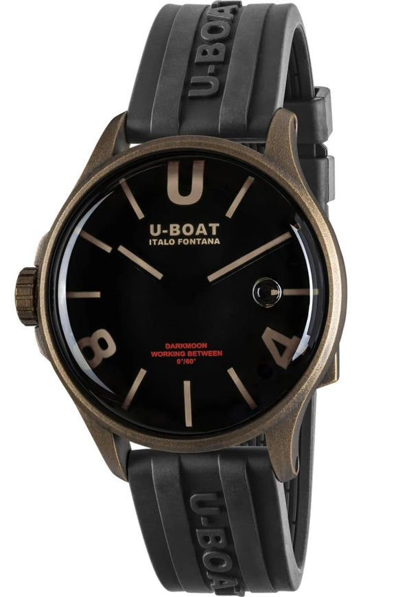 U-Boat 9549 Darkmoon Brown Vintage Mens Watch 40mm 5ATM-0