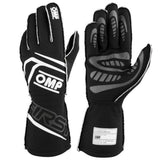 Karting Gloves OMP MY2025 Black FIA 8856-2018-0