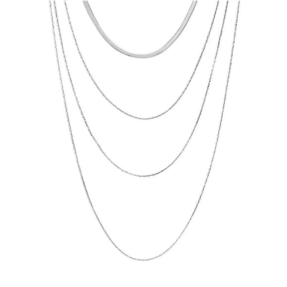 Ladies' Necklace Stroili 1688349 Silver-0