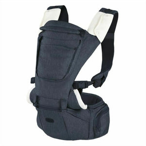 Baby Carrier Backpack Chicco Baby Carrier Hip Seat Denim + 0 Years-0