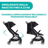 Baby's Pushchair Chicco Black-9