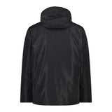 Men's Sports Jacket Campagnolo Zip Hood Detachable Inn Black-5