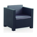 Table Set with 2 Armchairs SP Berner Diva tete grafit-8