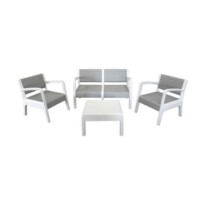 Garden furniture SP Berner Miami Resin (62 x 66 x 35 cm) (72 x 66 x 63,5 cm) (120 x 48 x 69 cm)-0