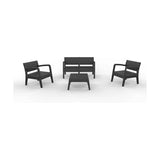 Garden furniture SP Berner Miami Resin (62 x 66 x 35 cm) (72 x 66 x 63,5 cm) (120 x 48 x 69 cm)-1