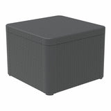 Table Set with 2 Armchairs Shaf Anthracite 57 X 57 X 42 CM (3 Pieces)-6