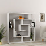 Shelves Alexandra House Living White Wood MDP 125 x 129 x 22 cm Labyrinth-3