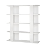 Bookshop Alexandra House Living White Wood MDP 110 x 122 x 29 cm 4 Shelves-0