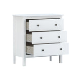 Chest of drawers Alexandra House Living White 76 x 81 x 39 cm 3 drawers-5