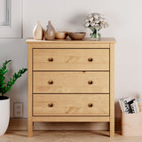 Chest of drawers Alexandra House Living Oak 76 x 81 x 39 cm 3 drawers-3