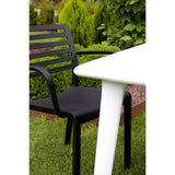 Table Resol Dessa White polypropylene 90 x 160 x 74 cm-3