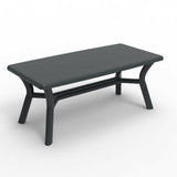 Table Garbar Anthracite polypropylene 90 x 74 x 180 cm Rectangular-7