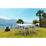 Garden chair Garbar Ona White Red polypropylene 56 x 79 x 52 cm 56 x 52 x 79 cm 4 Units (4 Pieces)-1