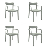 Garden chair Garbar Elba Grey polypropylene 56 x 53 x 80 cm 4 Units (4 Pieces)-0