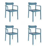 Garden chair Garbar Elba Blue polypropylene 56 x 53 x 80 cm 4 Units (4 Pieces)-0