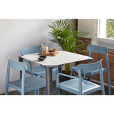 Garden chair Garbar Elba Blue polypropylene 56 x 53 x 80 cm 4 Units (4 Pieces)-4