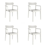 Garden chair Garbar Elba White polypropylene 56 x 53 x 80 cm 4 Units (4 Pieces)-0