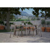 Garden chair Garbar Ona White Beige Sand polypropylene 56 x 79 x 52 cm 56 x 52 x 79 cm 4 Units (4 Pieces)-6
