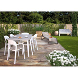 Garden chair Garbar Ona White Beige Sand polypropylene 56 x 79 x 52 cm 56 x 52 x 79 cm 4 Units (4 Pieces)-4