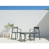 Table set with chairs Garbar Alba-Elba Grey 3 Pieces-1