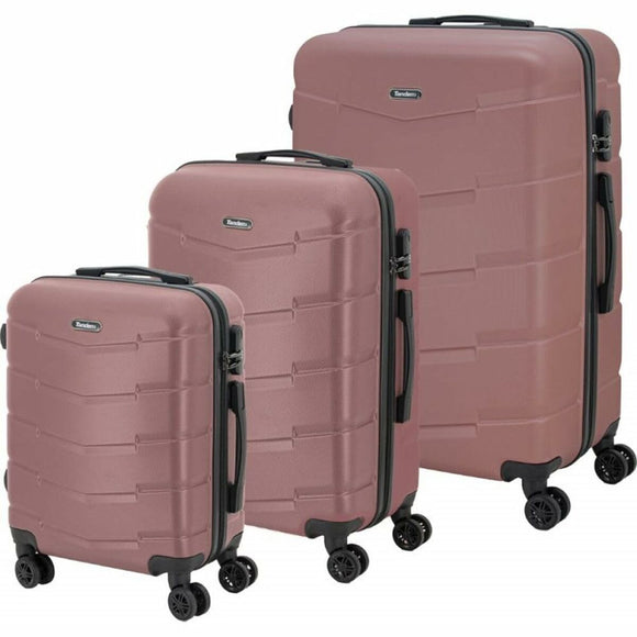 Set of suitcases Sportandem IBIZA Rose Gold 3 Pieces-0