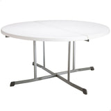 Side table Lifetime White 152 x 75,5 x 152 cm Steel Plastic-0