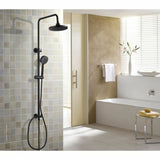 Shower Rose Rousseau HERA Black ABS-1