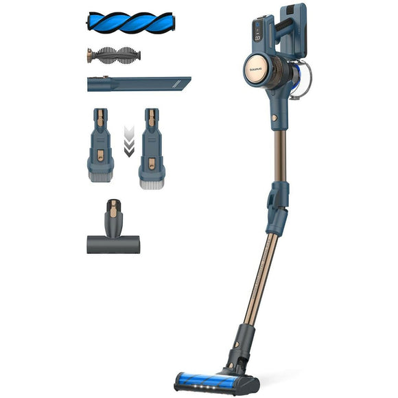Stick Vacuum Cleaner Taurus 948922000 Blue Black Gold 400 W-0