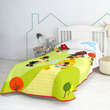 Bedspread (quilt) HappyFriday Mr Fox Piggys Multicolour 180 x 260 cm-4