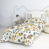 Bedspread (quilt) HappyFriday Moshi Moshi Multicolour 180 x 260 cm Forest-4