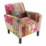 Armchair Versa Patchwork  Cotton (77 x 71 x 65 cm)-0