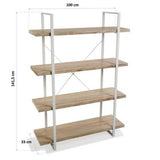 Shelves Versa Wood (33 x 141,5 x 100 cm)-2