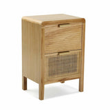 Chest of drawers Versa Wood Rattan Paolownia wood MDF Wood 30 x 60 x 40 cm-2