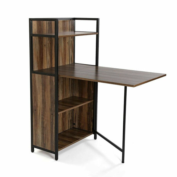 Shelves Versa 10330150 Folding Table Metal MDF Wood (60 x 30 x 120 cm)-0