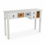 Hall Table with Drawers Versa Areti White Wood (34,5 x 70 x 48 cm)-0