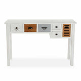 Hall Table with Drawers Versa Areti White Wood (34,5 x 70 x 48 cm)-3