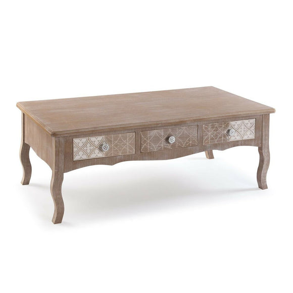 Centre Table Versa Lyra Paolownia wood MDF Wood 60 x 41 x 110 cm-0