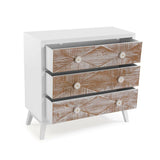 Chest of drawers Versa Sira Pine MDF Wood 34 x 76 x 80 cm-3
