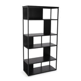 Shelves Versa Black Metal 36 x 160 x 80 cm-0