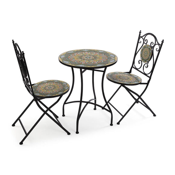 Table set with 2 chairs Versa Italo 60 x 71 x 60 cm-0