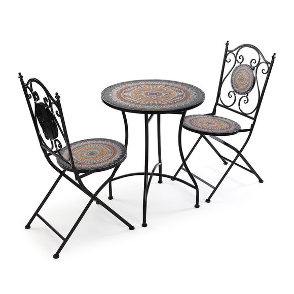 Table set with 2 chairs Versa Creta 60 x 71 x 60 cm-0