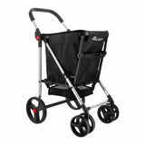 Shopping cart Rolser basket mf 4b Black 50 L-0