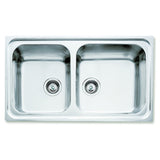 Sink with Two Basins Teka CLASSIC2C86REV-9