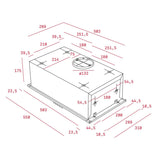 Conventional Hood Teka GFH 55 Grey Steel-1